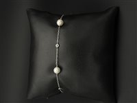 Bracelet Gioielleria Dossena  Femme in Or blanc BROR-161-253 - BROR-161-253